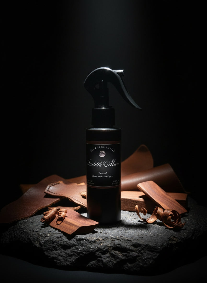 Room and Linen Spray - Saddle Man 4oz