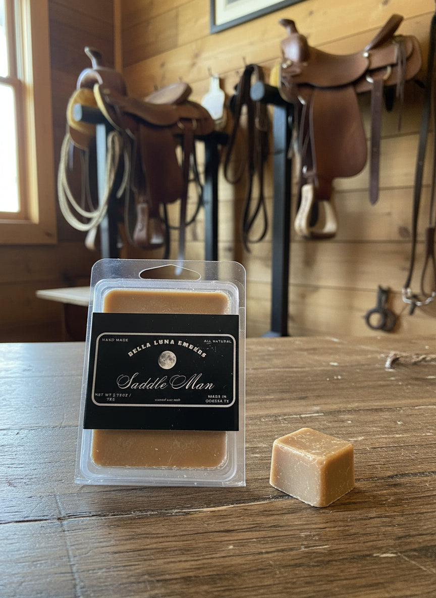 Wax Melt 2.75oz - Saddle Man